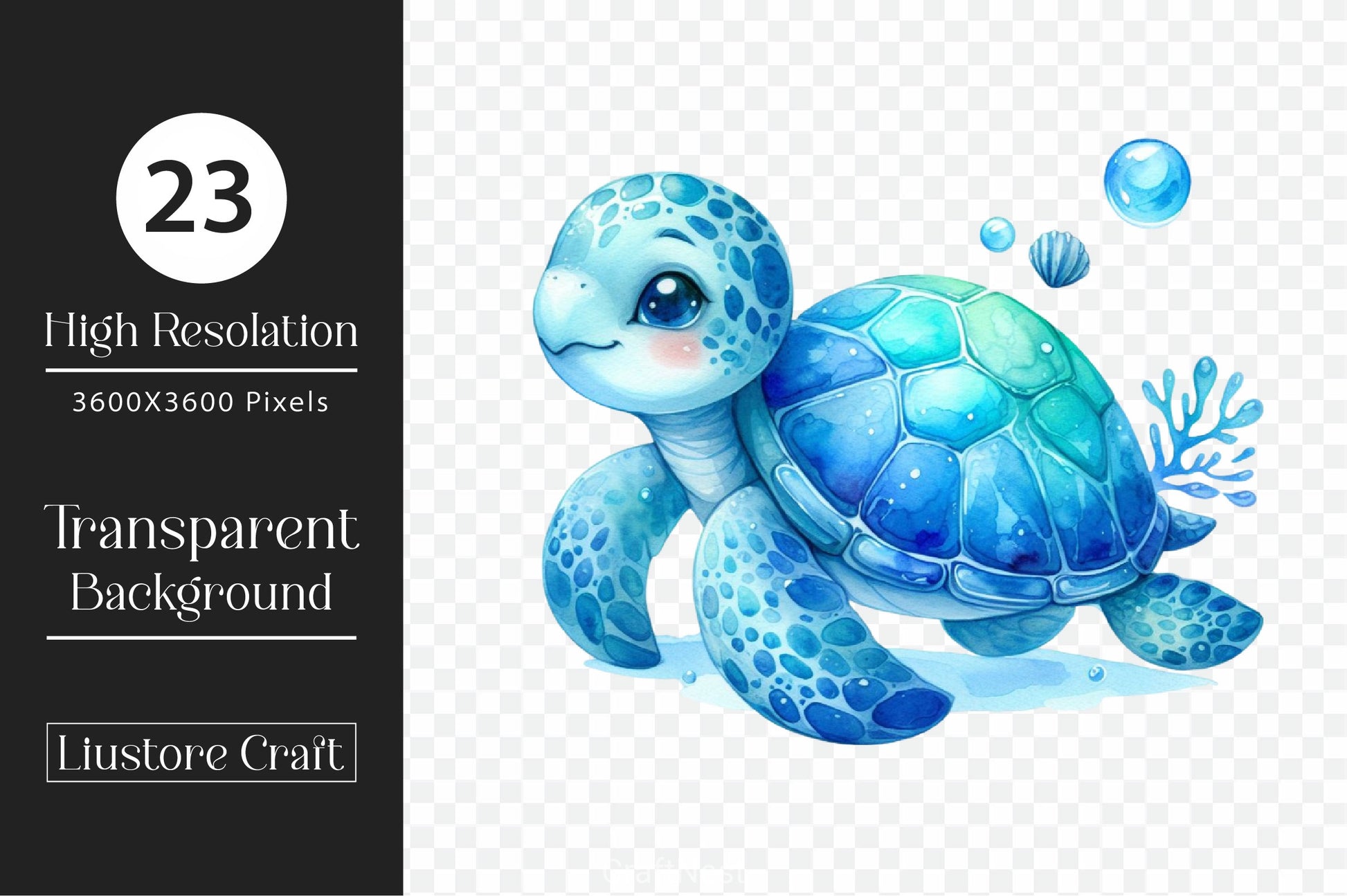 Pastel Cute Mermaid Clipart Bundle 5 - CraftNest - Digital Crafting and Art