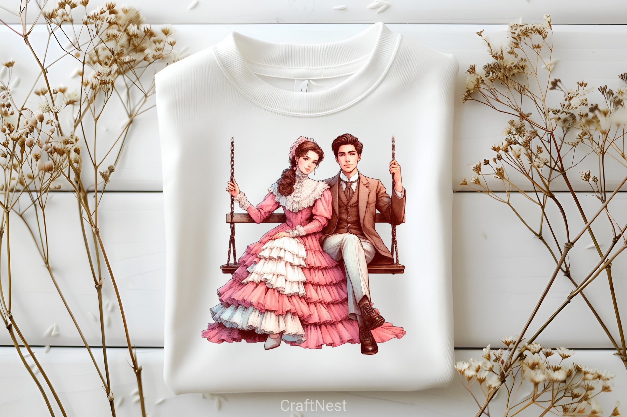 Valentine Romantic Couple Clipart Bundle 2 - CraftNest - Digital Crafting and Art