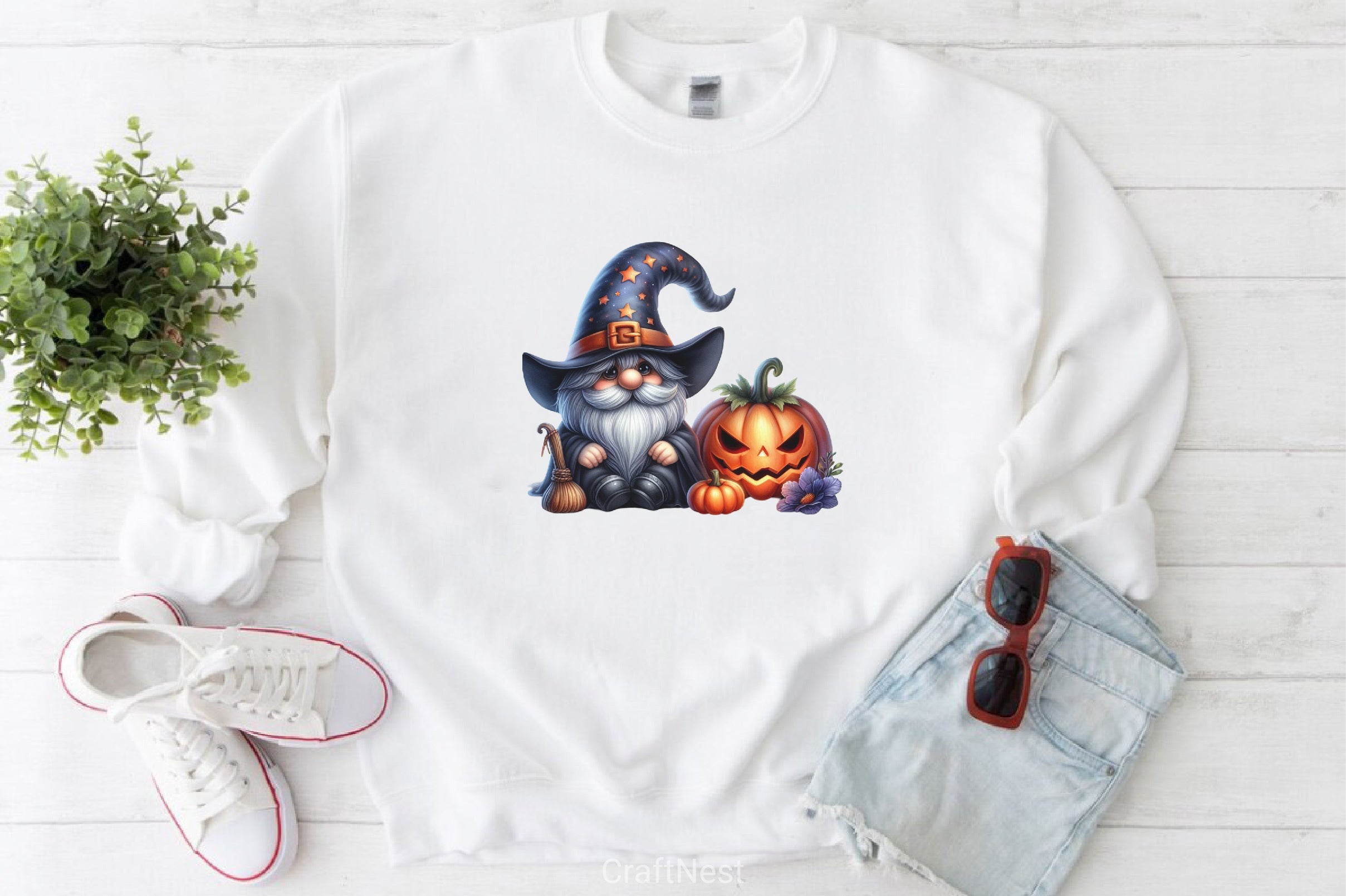 Halloween Gnome Clipart Bundle - CraftNest - Digital Crafting and Art