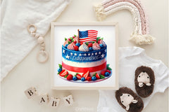 4th Of July Cupcake Clipart Bundle 2 - CraftNest - Digital Crafting and Art
