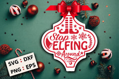 Christmas Arabesque Ornament SVG Bundle 3 - CraftNest - Digital Crafting and Art