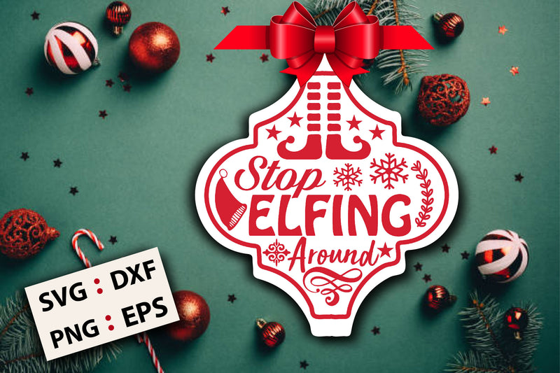 Christmas Arabesque Ornament SVG Bundle 3 - CraftNest - Digital Crafting and Art