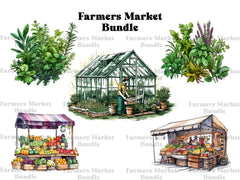 Farmers Market Clipart - CraftNest