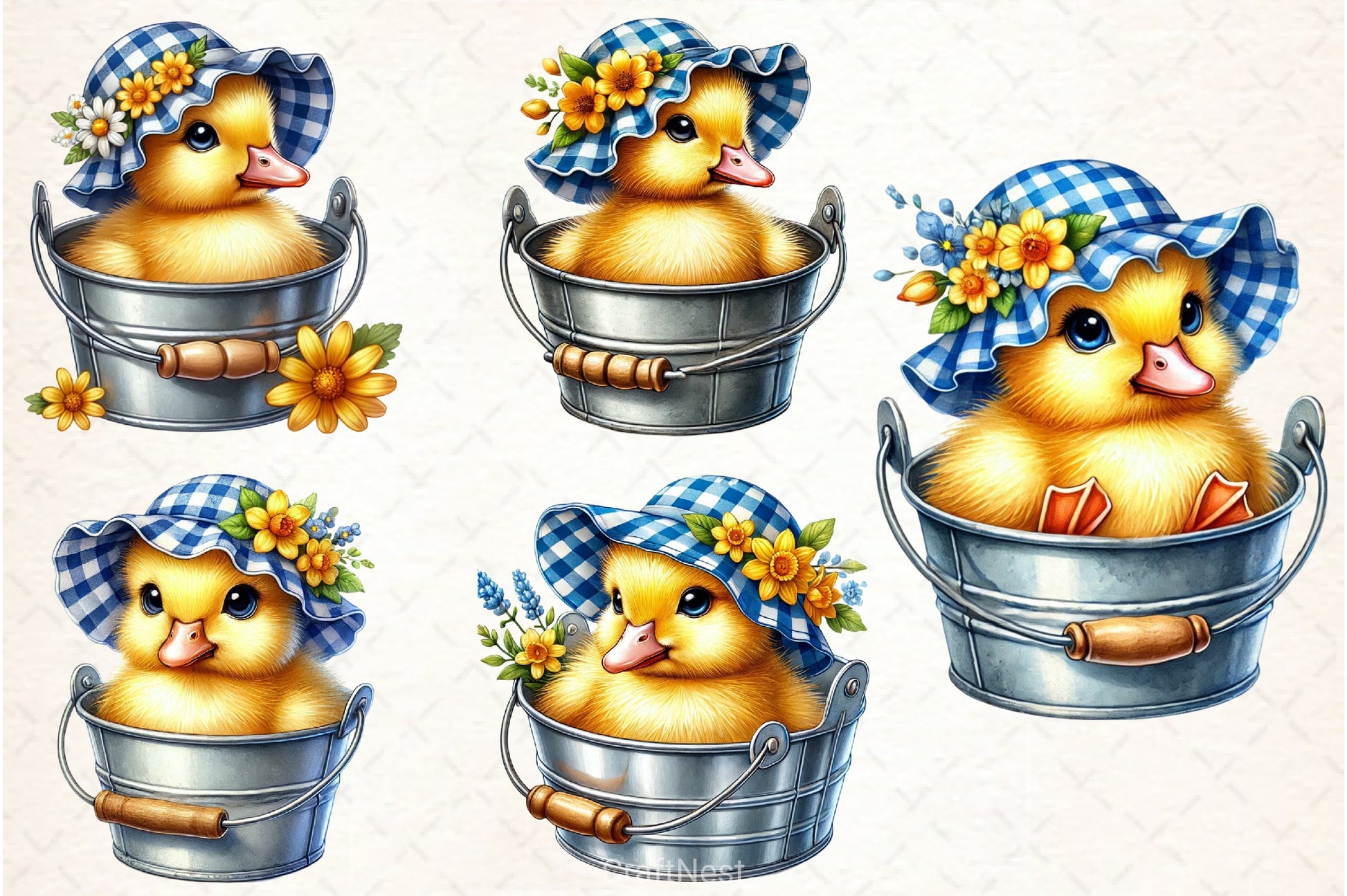 Duck Clipart Bundle - CraftNest - Digital Crafting and Art