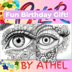 Fantasy Eyes Coloring Book Bundle - CraftNest - Digital Crafting and Art