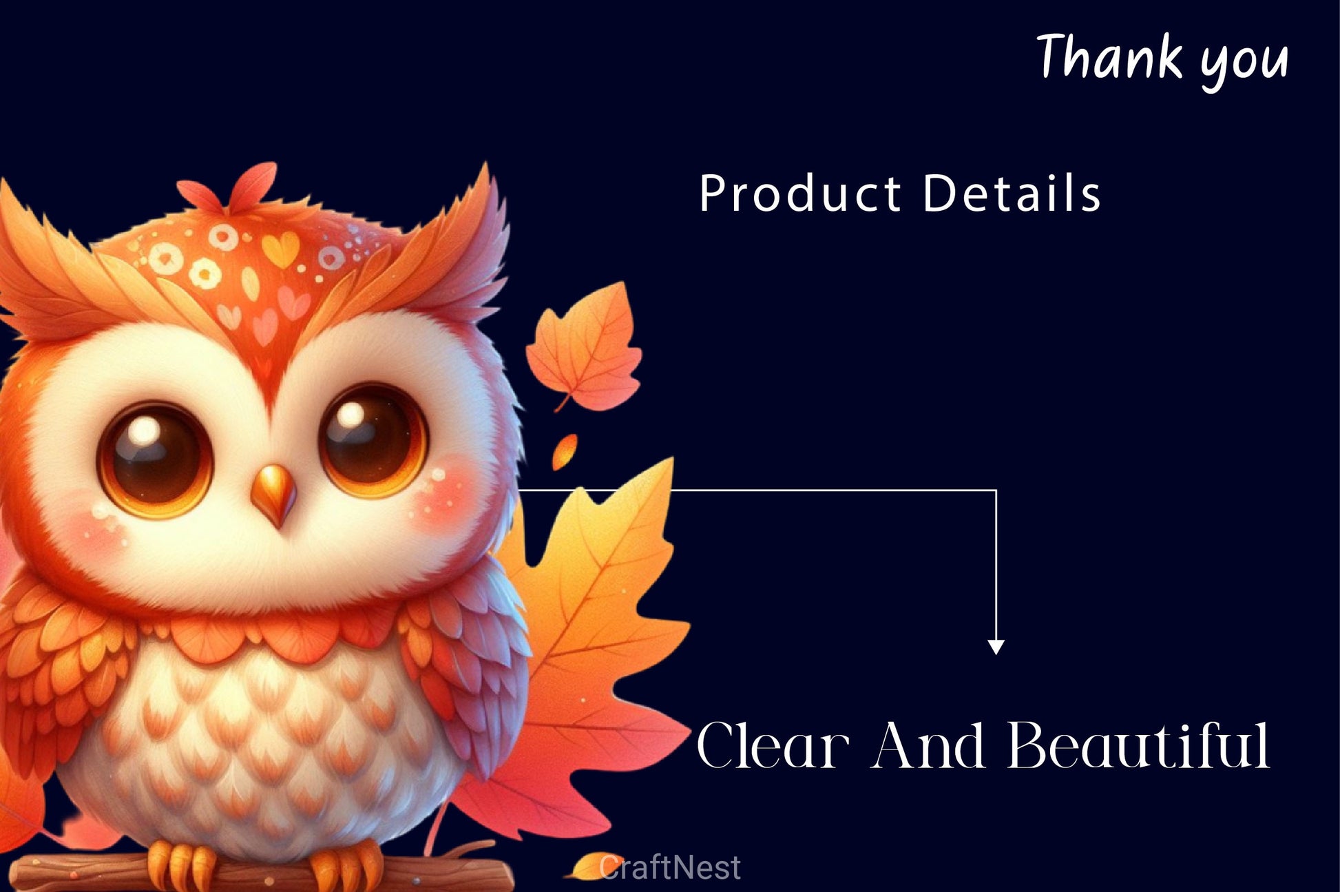 Cute Autumn Owl Clipart Bundle 2 - CraftNest - Digital Crafting and Art