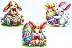 Funny Easter Bunny Clipart Bundle 37 - CraftNest - Digital Crafting and Art