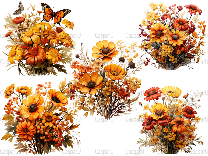 Helenium Harmony Clipart - CraftNest