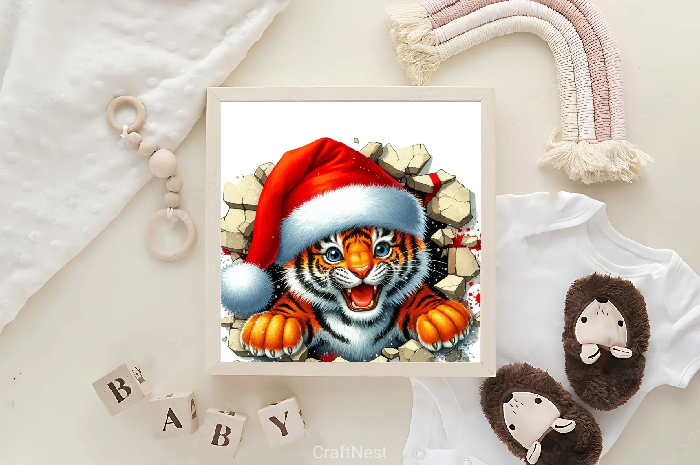 Christmas Wall Animal Clipart Bundle - CraftNest - Digital Crafting and Art