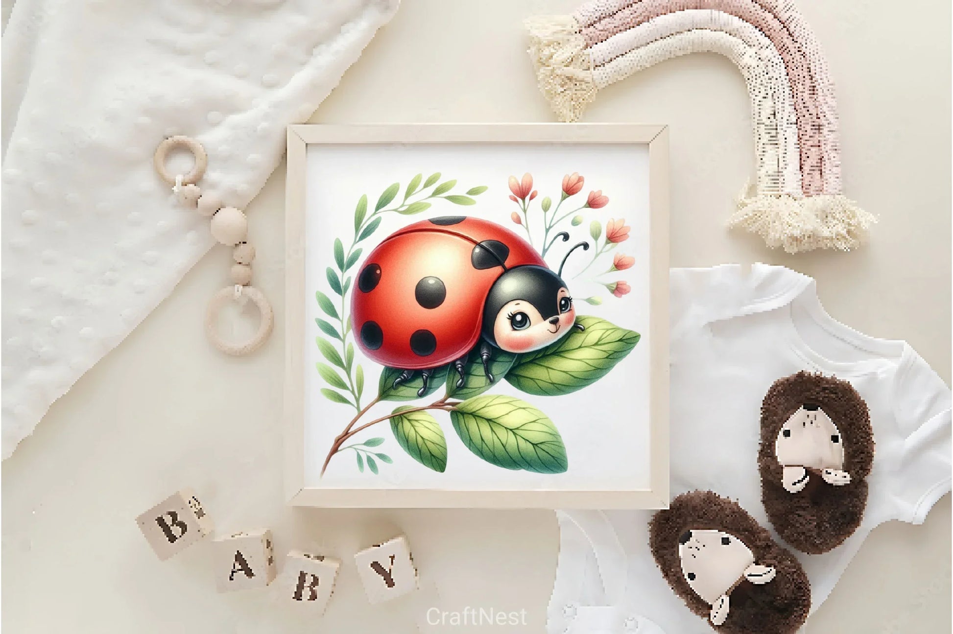 Happy Ladybug Clipart Bundle 2 - CraftNest - Digital Crafting and Art