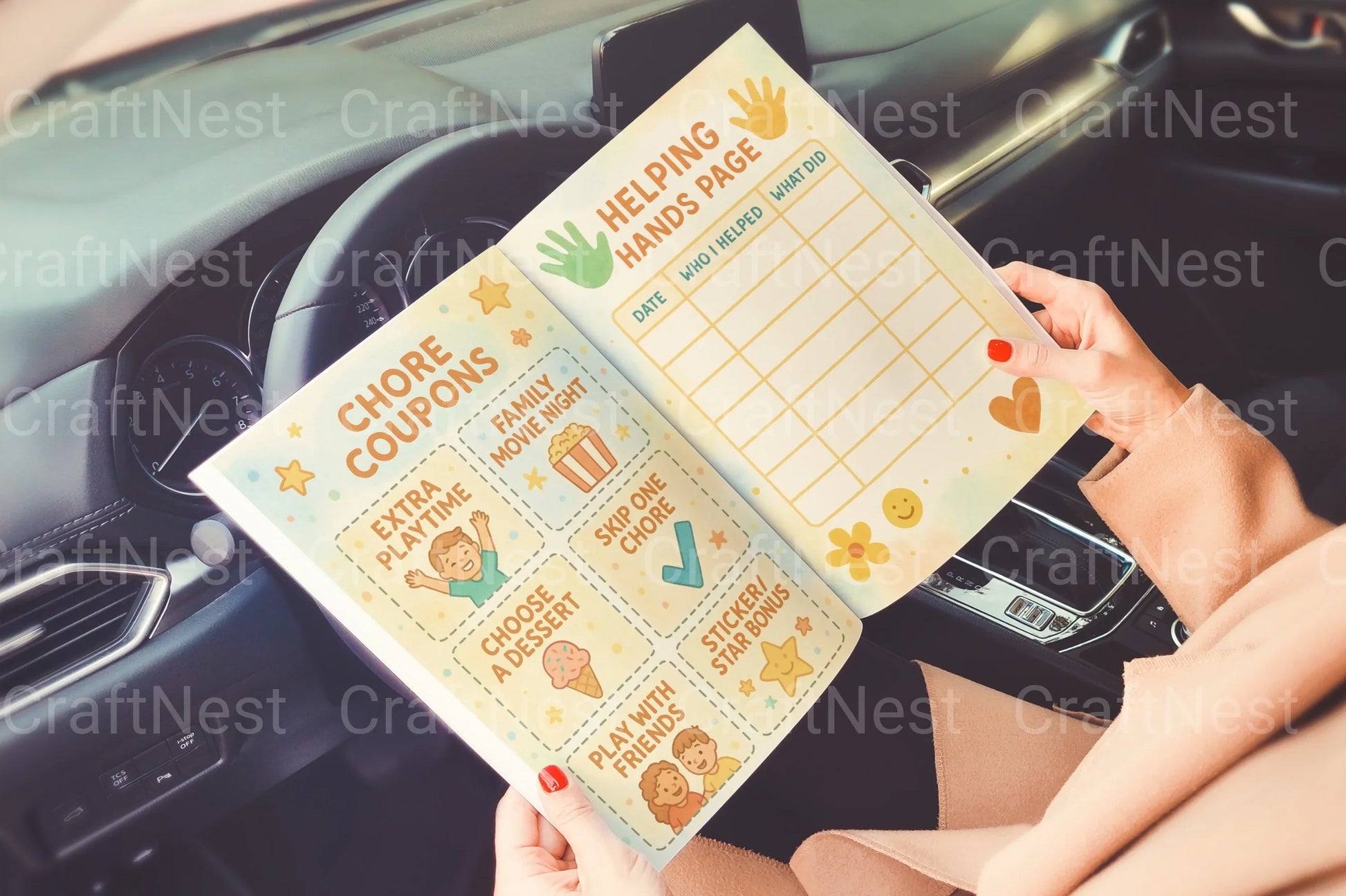 My Big Chore Chart Book: Organize and Motivate Kids - CraftNest - Digital Crafting and Art