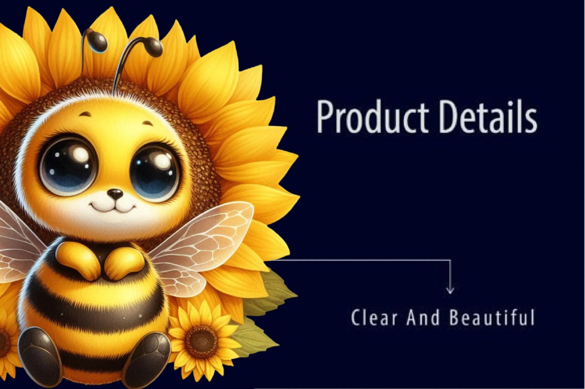 Bee With Sunflower Clipart Bundle - CraftNest - Digital Crafting and Art