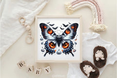 Halloween Butterfly Clipart Bundle - CraftNest - Digital Crafting and Art