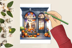 Halloween Storefront Clipart Bundle - CraftNest - Digital Crafting and Art
