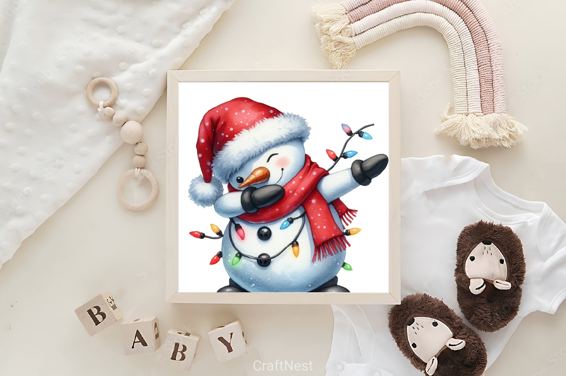 Snowman Dabbing Christmas Clipart Bundle - CraftNest - Digital Crafting and Art