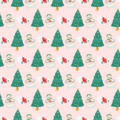 Christmas Green Trees Seamless Digital Paper - CraftNest - Digital Crafting and Art