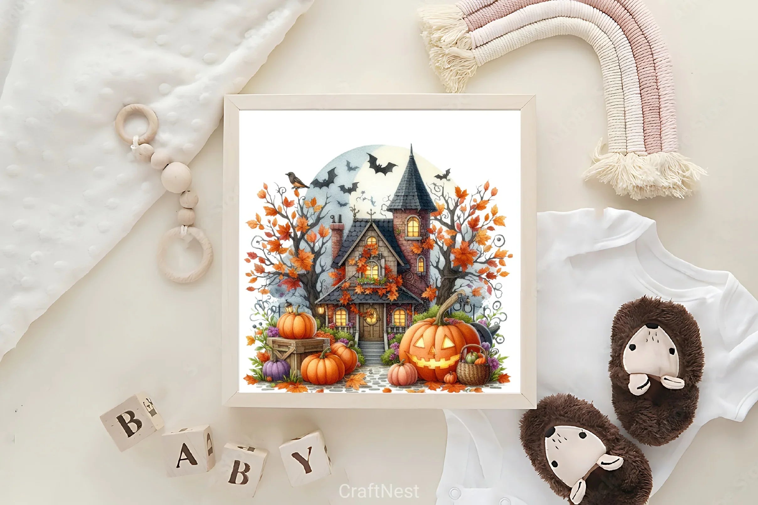 Halloween House Clipart Bundle 7 - CraftNest - Digital Crafting and Art