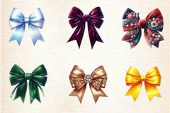 Velvet Bows Clipart Bundle 2 - CraftNest - Digital Crafting and Art
