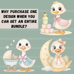 Goose Nursery Clipart Bundle - CraftNest - Digital Crafting and Art