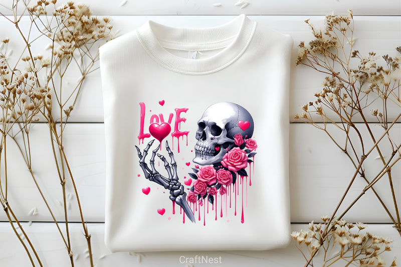 Valentine Skeleton Clipart Bundle 1 - CraftNest - Digital Crafting and Art