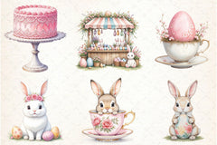 Pink Easter Clipart Bundle - CraftNest - Digital Crafting and Art