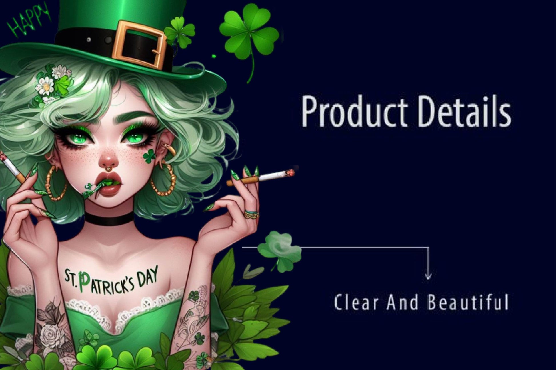 St Patrick's Day Chibi Girl Clipart Bundle - CraftNest - Digital Crafting and Art