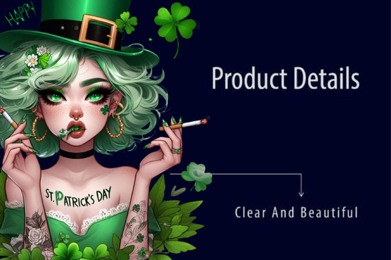 St Patrick's Day Chibi Girl Clipart Bundle - CraftNest - Digital Crafting and Art