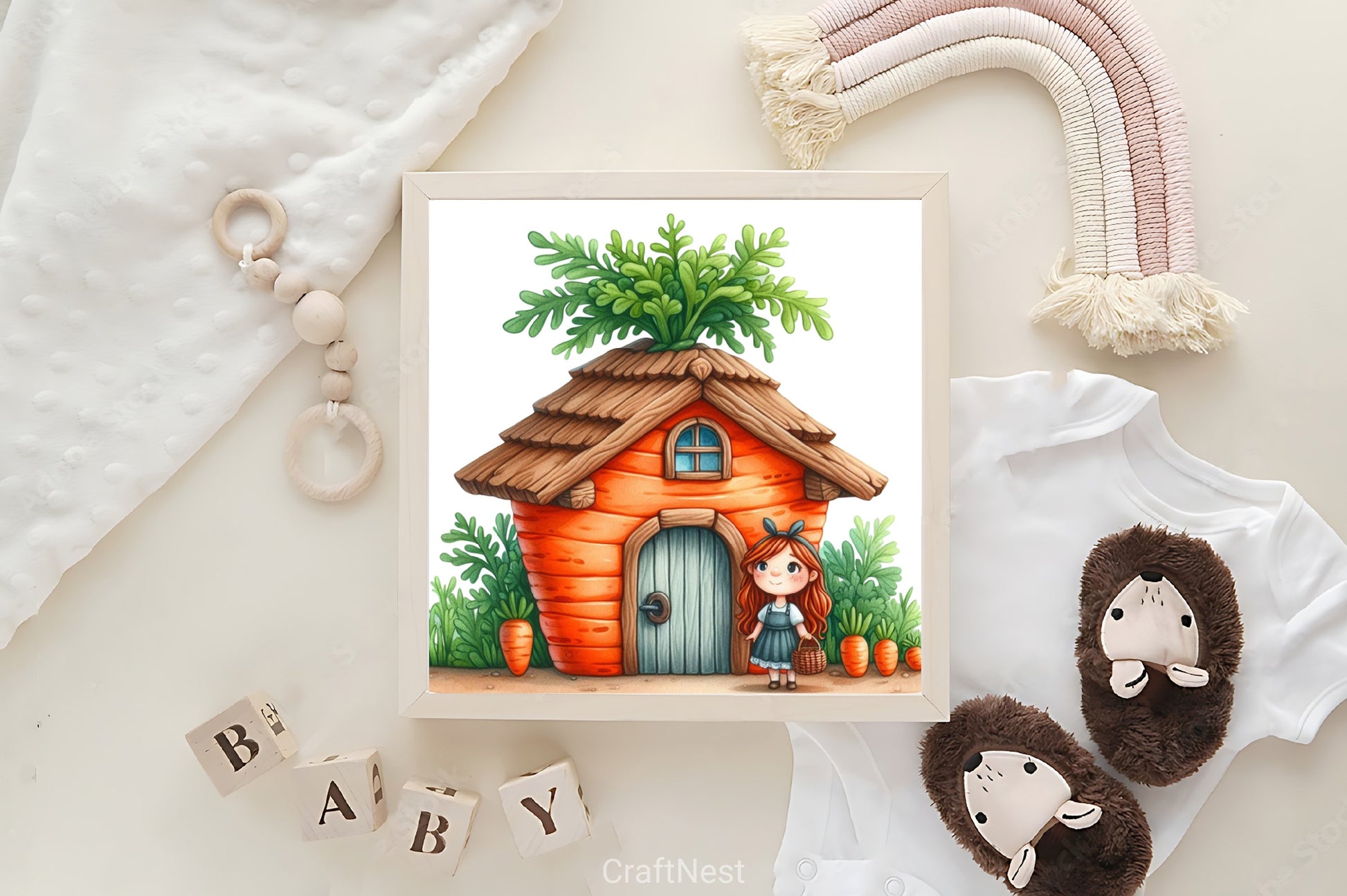 Easter Carrot House Clipart Bundle 2 - CraftNest - Digital Crafting and Art