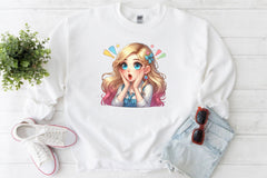 Surprise Girl Clipart Bundle - CraftNest - Digital Crafting and Art