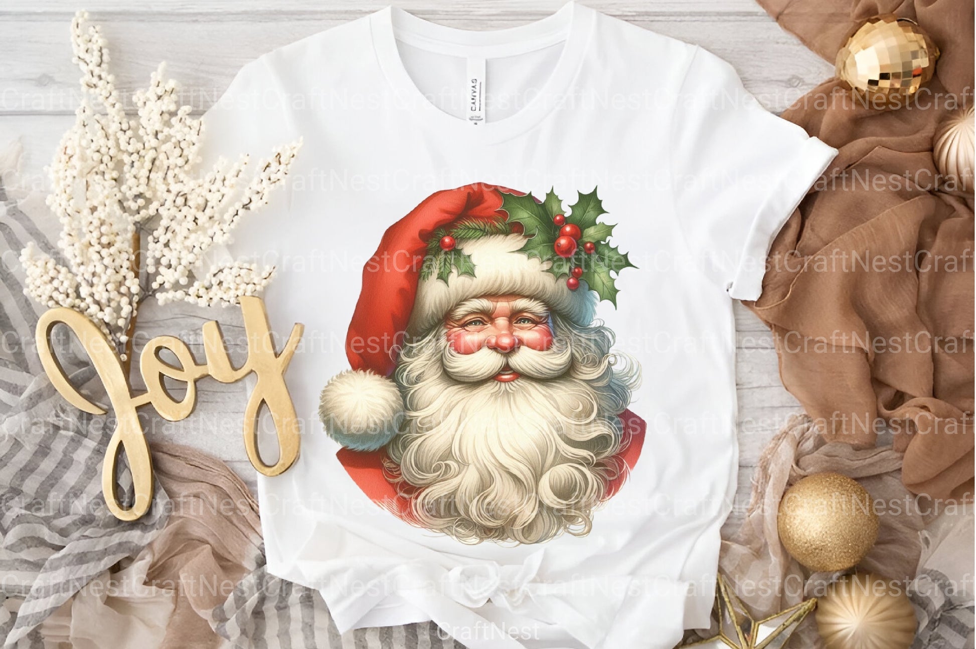 Christmas Red Santa Claus Clipart Bundle - CraftNest - Digital Crafting and Art