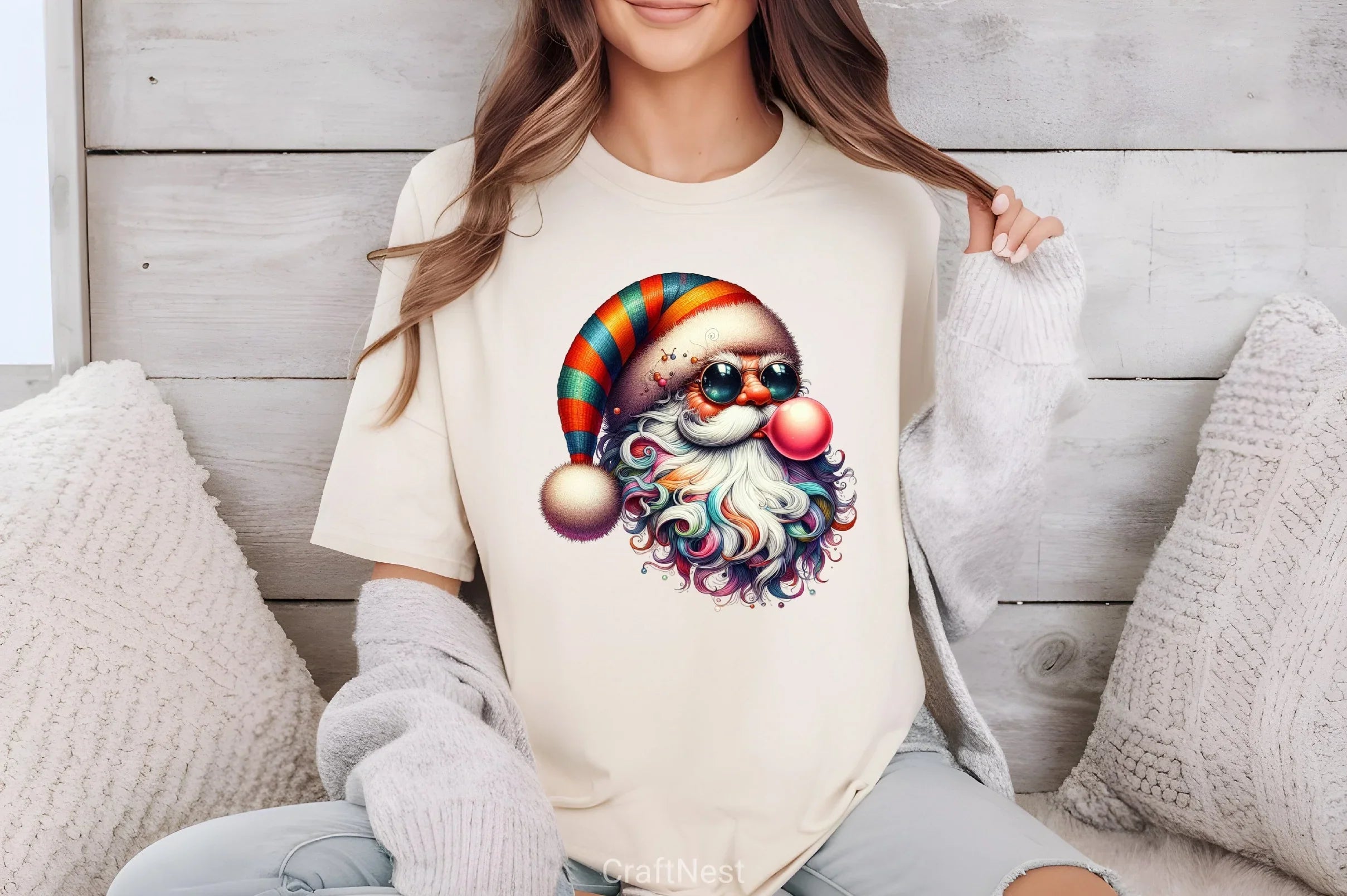 Santa Claus Bubble Clipart Bundle - CraftNest - Digital Crafting and Art