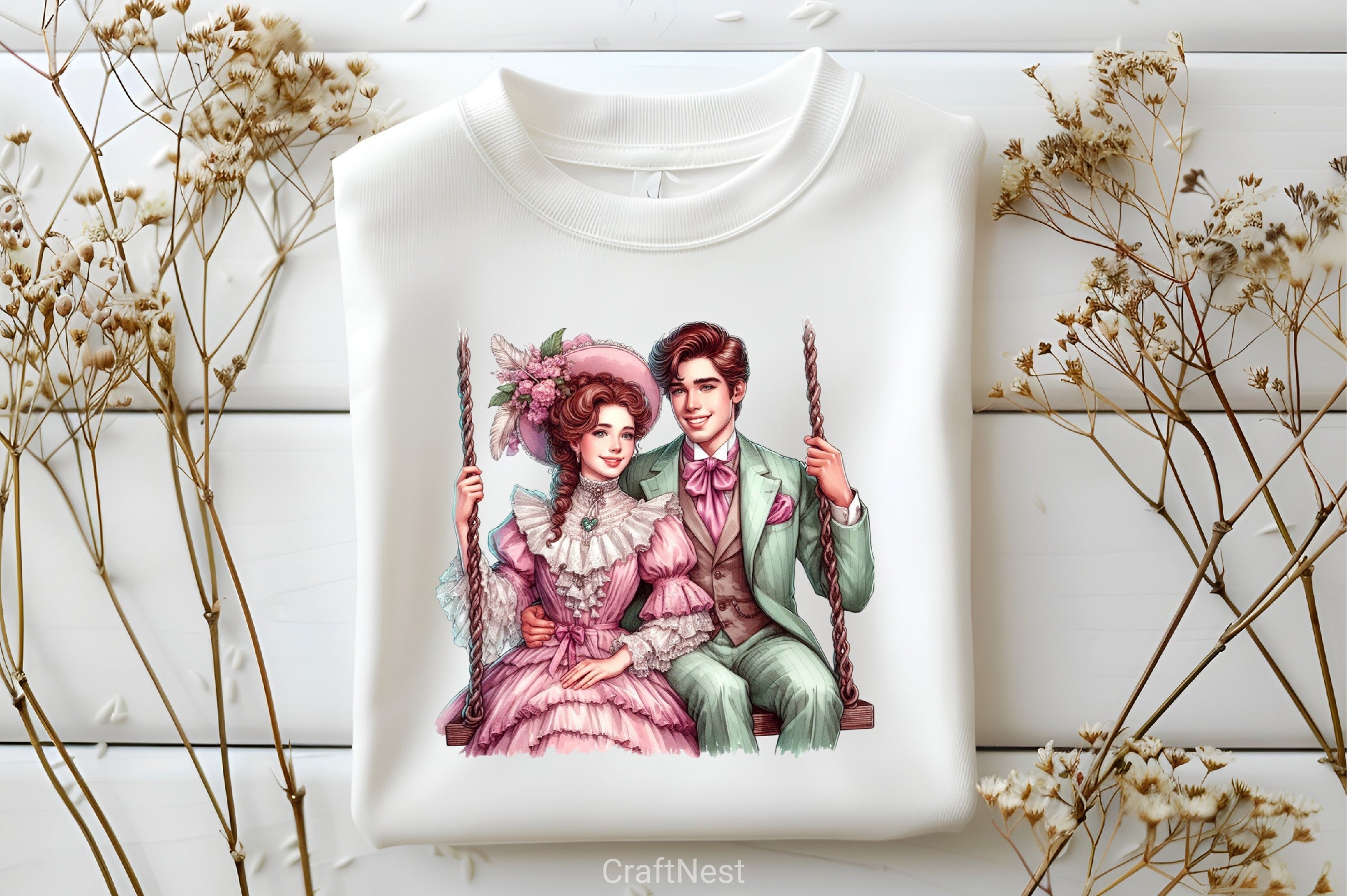 Valentine Romantic Couple Clipart Bundle 3 - CraftNest - Digital Crafting and Art