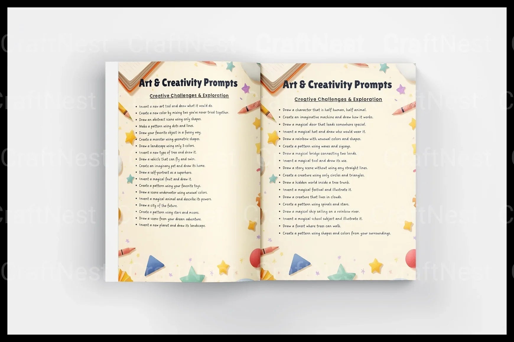 Kids Creativity Prompts for Learning - CraftNest - Digital Crafting and Art