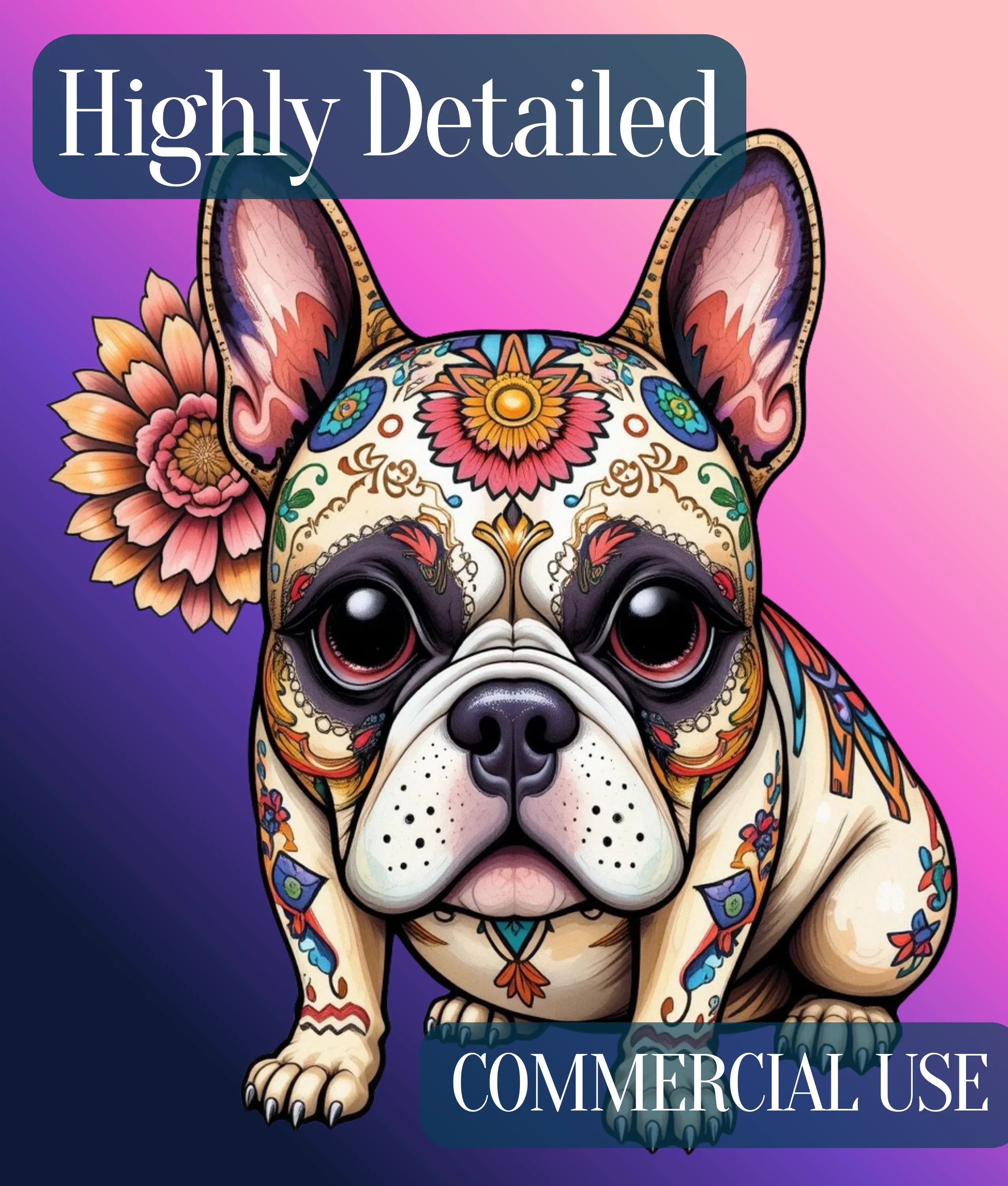 Dia de los Muertos Dogs Clipart Bundle - CraftNest - Digital Crafting and Art