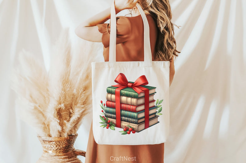 Christmas Book Set Clipart Bundle - CraftNest - Digital Crafting and Art