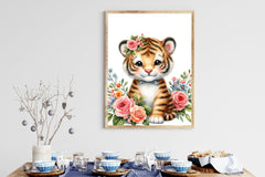 Tiger Flowers Clipart Bundle - CraftNest - Digital Crafting and Art