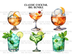 Classic Cocktail Clipart - CraftNest