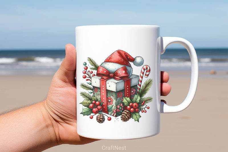 Christmas Gift Box Clipart Bundle - CraftNest - Digital Crafting and Art