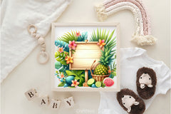 Summer Empty Wooden Signs Clipart Bundle - CraftNest - Digital Crafting and Art