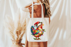 Christmas Chickens Clipart Bundle - CraftNest - Digital Crafting and Art