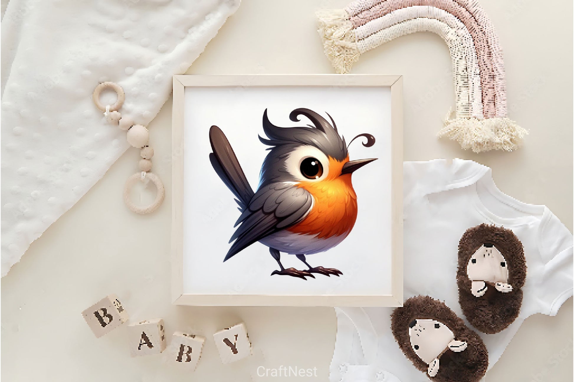 Funny American Robin Bird Clipart Bundle 2 - CraftNest - Digital Crafting and Art