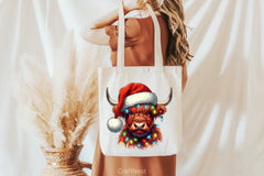 Christmas Highland Cow Clipart Bundle - CraftNest - Digital Crafting and Art