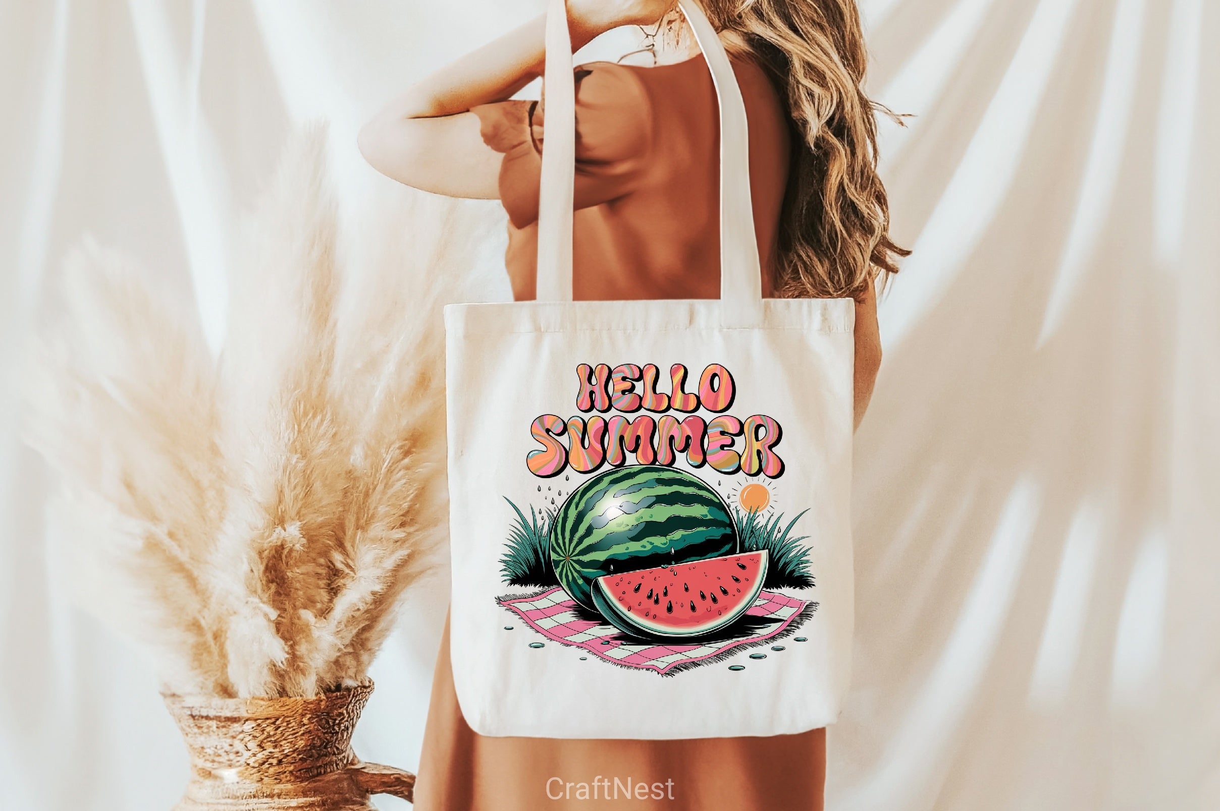 Hello Summer Watermelon Clipart Bundle 5 - CraftNest - Digital Crafting and Art