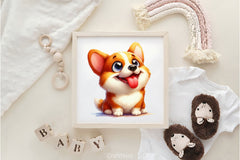 Cute Corgi Dog Funny Dog Clipart Bundle - CraftNest - Digital Crafting and Art