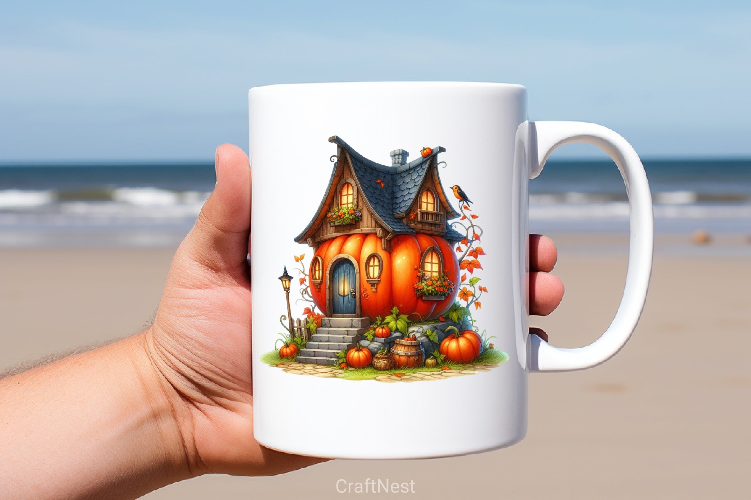 Halloween Pumpkin House Clipart Bundle 2 - CraftNest - Digital Crafting and Art