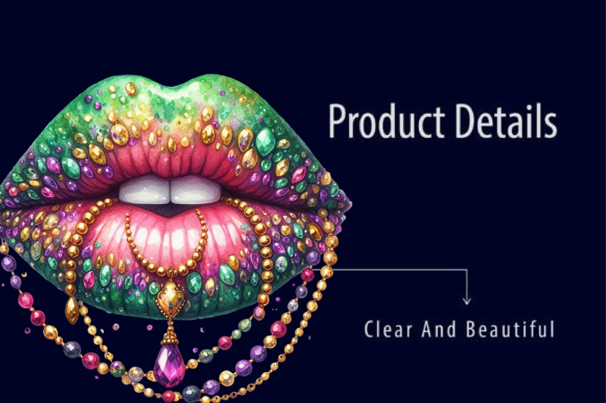 Mardi Gras Lips Clipart Bundle - CraftNest - Digital Crafting and Art
