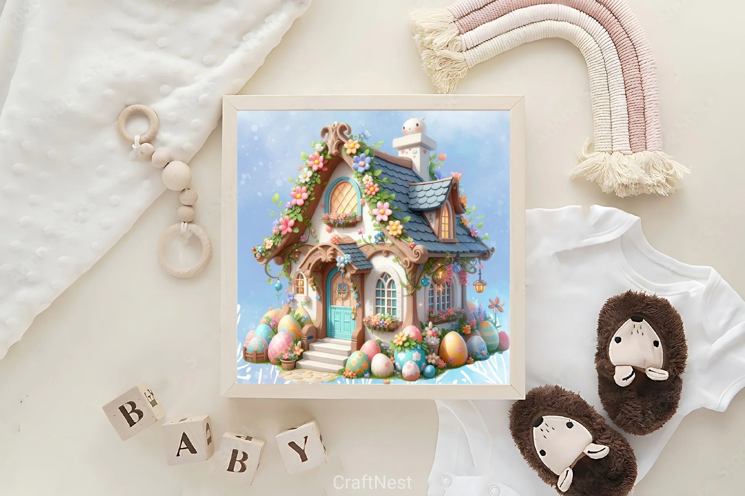 Easter House Clipart Bundle - CraftNest - Digital Crafting and Art