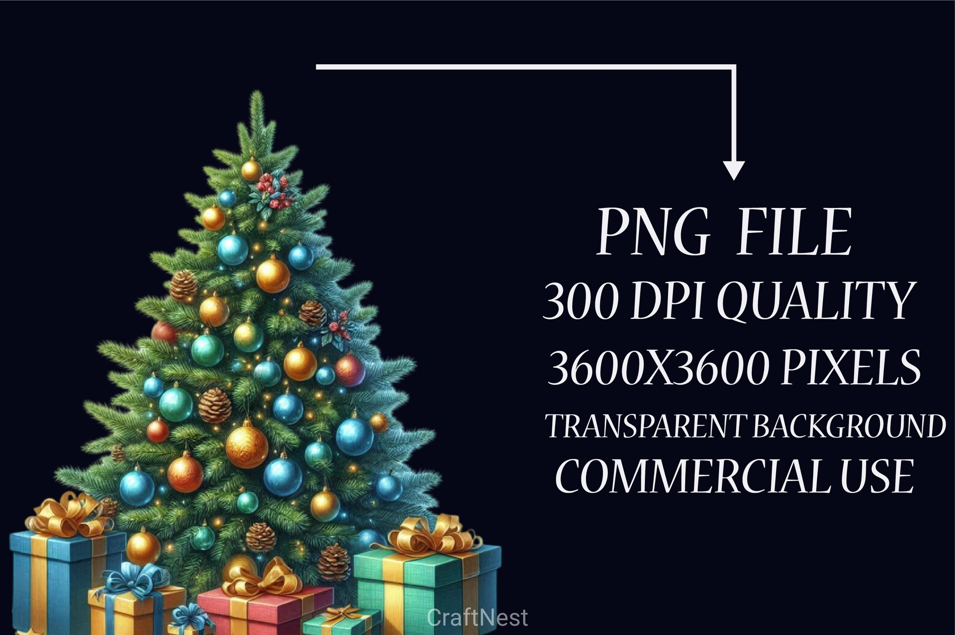 Christmas Tree Balls Clipart Bundle - CraftNest - Digital Crafting and Art