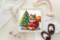 Christmas Squirrel Clipart Bundle 7 - CraftNest - Digital Crafting and Art
