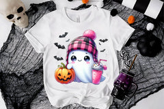 Cute Ghost Cute Halloween Clipart Bundle 4 - CraftNest - Digital Crafting and Art